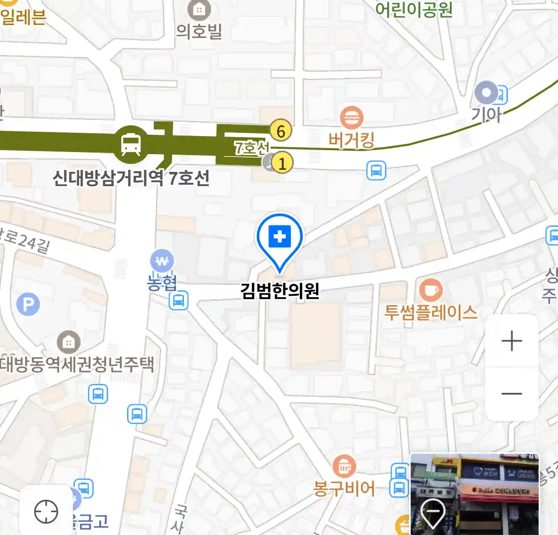 김범한의원 위치