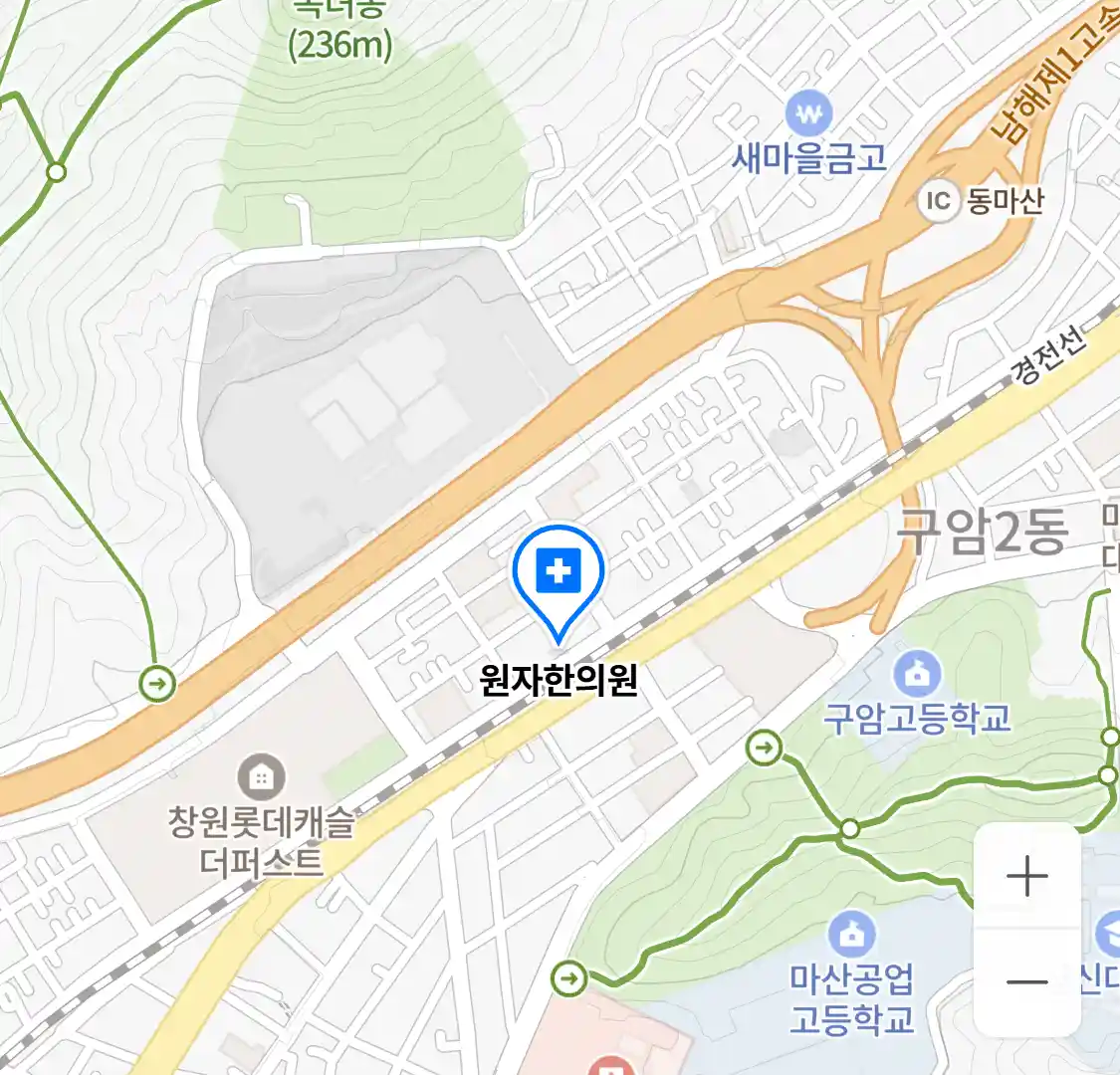 원자한의원 위치