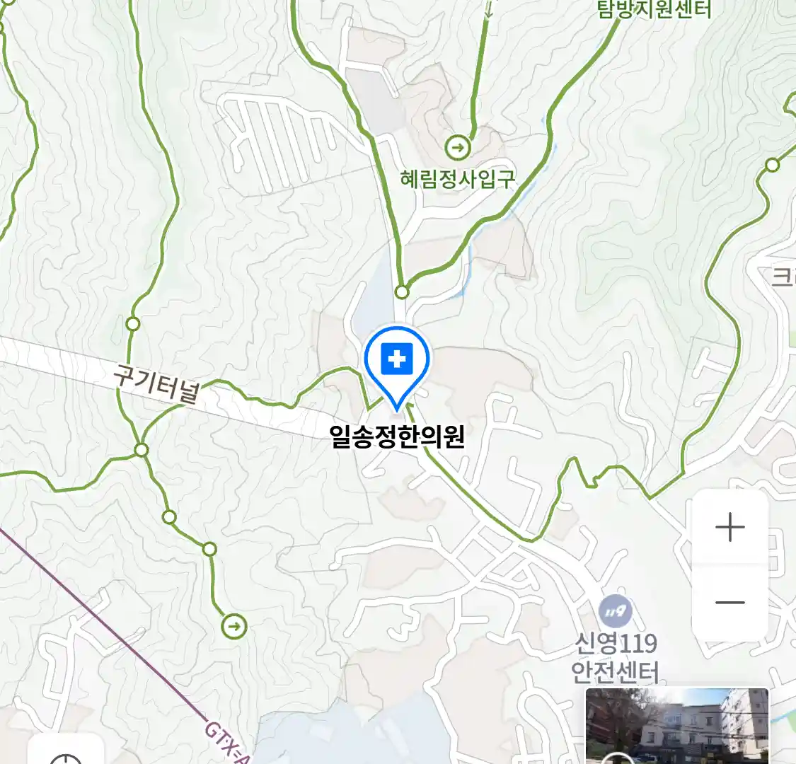 일송정한의원 위치