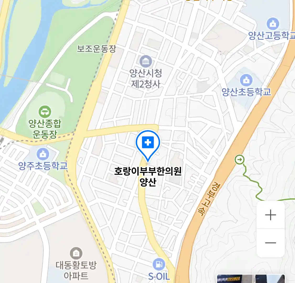 호랑이부부한의원 양산 위치