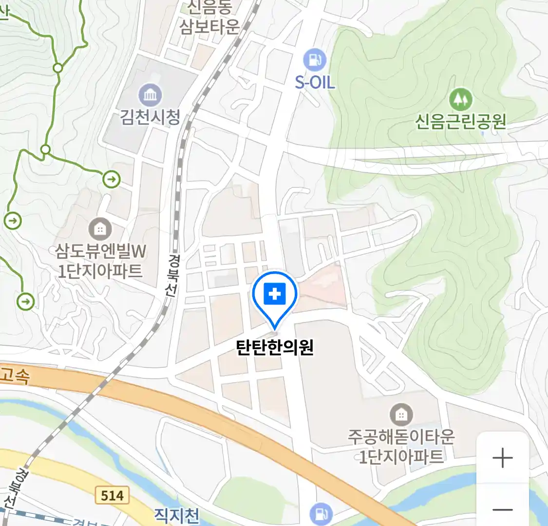 탄탄한의원 위치