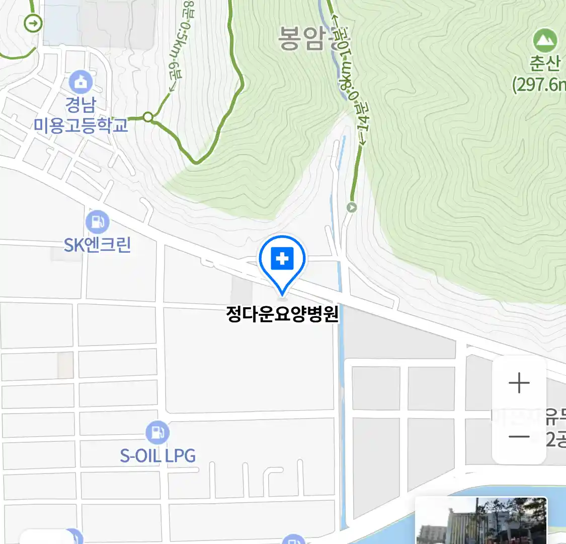 정다운요양병원 위치