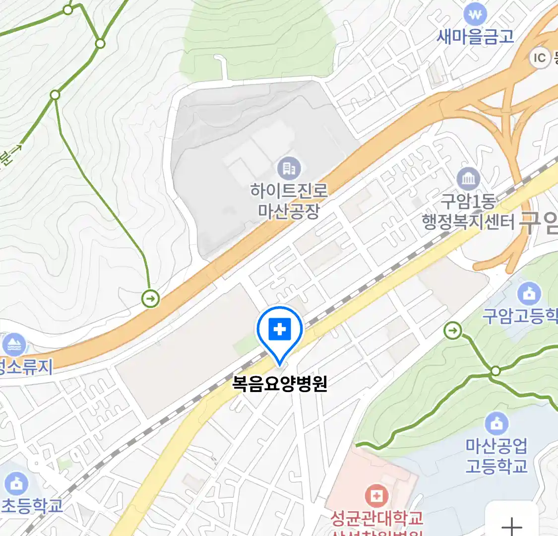 복음요양병원 위치