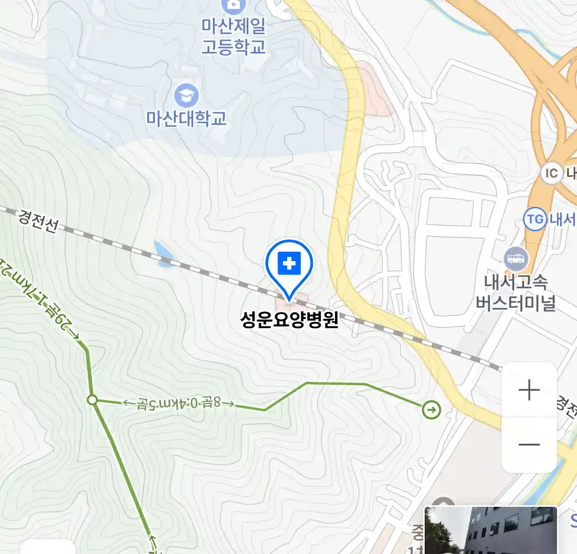 성운요양병원 위치