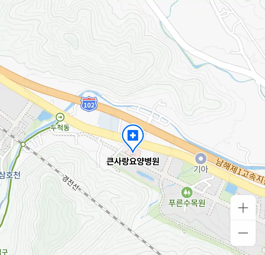 큰사랑요양병원 위치