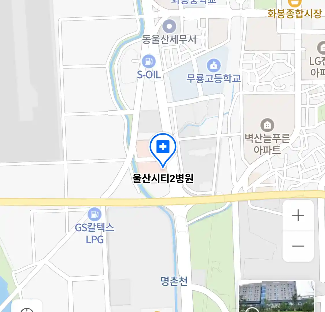 울산시티2병원 위치