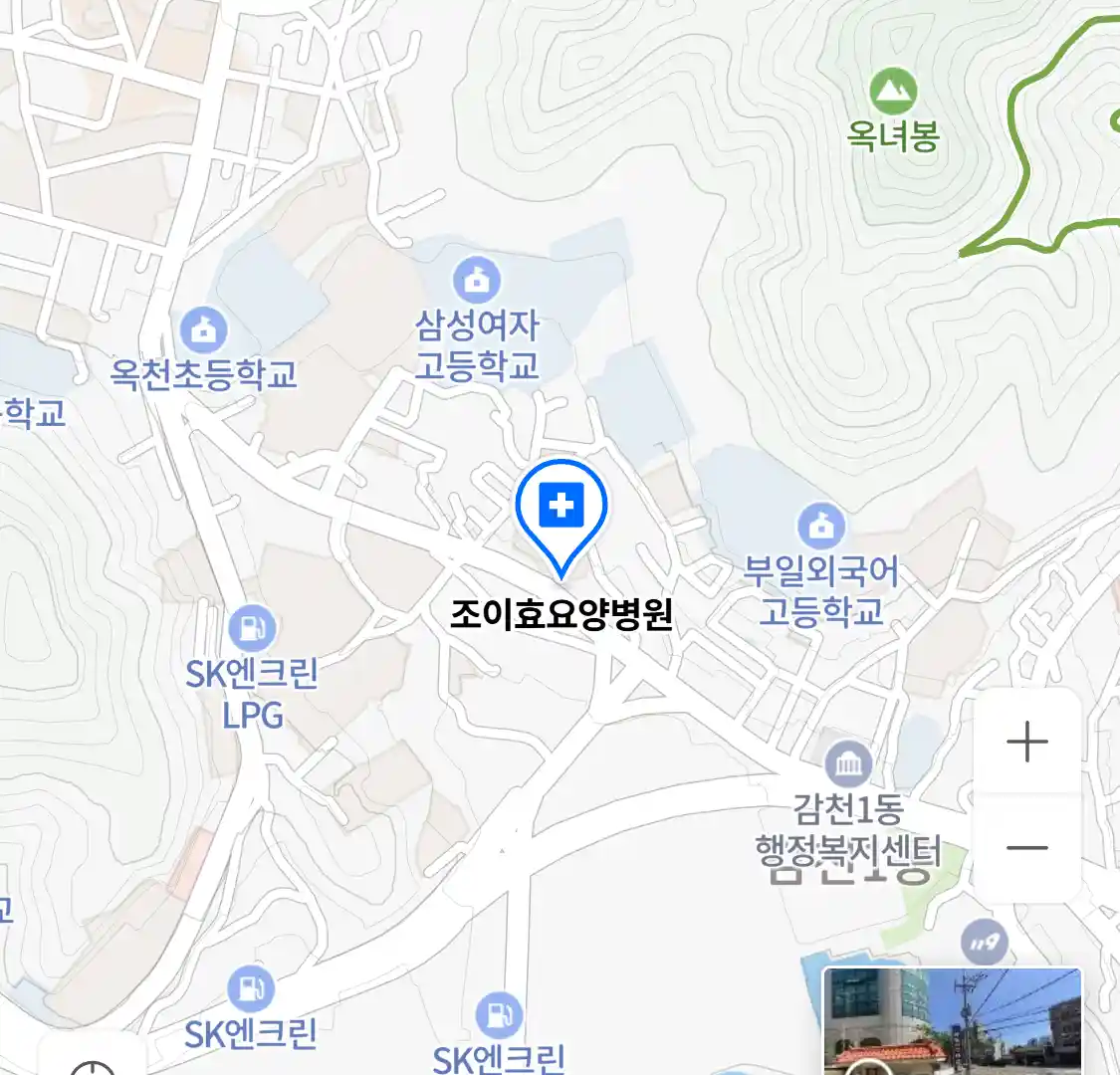 조이효요양병원 위치