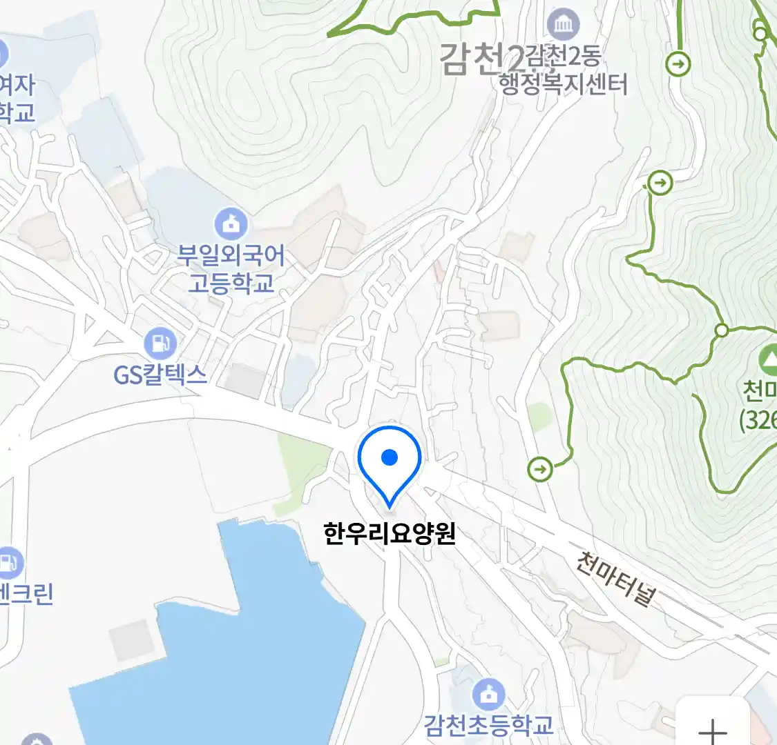 한우리요양원 위치