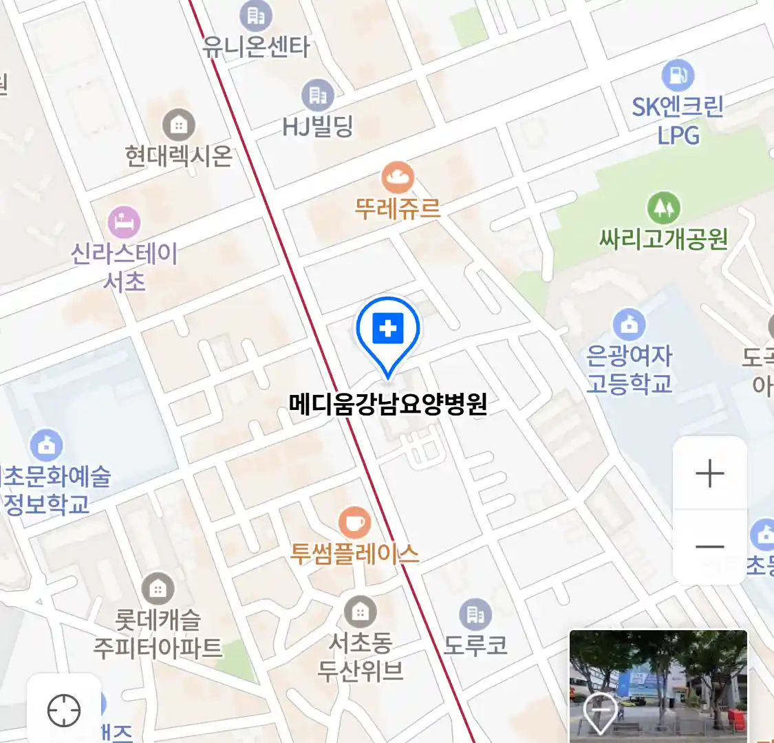 메디움강남요양병원 위치