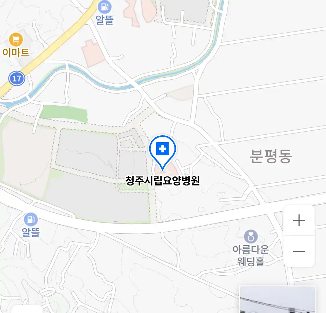 청주시립요양병원 위치